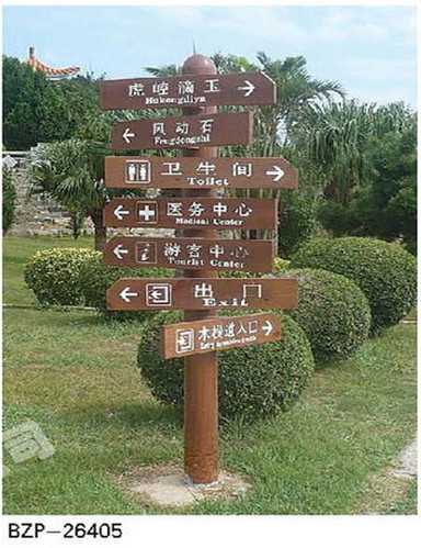 澄迈县公园指示牌