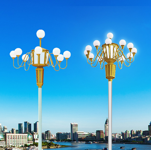 兰州泉辉 厂家批发LED中华灯8-15米户外广场园林道路照明建设景观灯